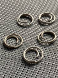 S/S 14mm Safety rings Pkt x 5