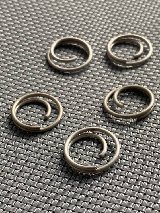 S/S 14mm Safety rings Pkt x 5